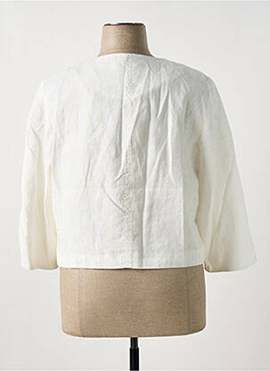 Jachete casual guler rotund alb DIANE LAURY femeie