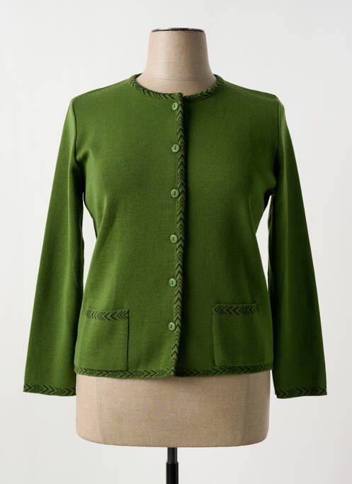 Vestă cu mâneci lungi verde I.ODENA femeie