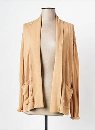 Vestă cu mâneci lungi bej CHRISTINE LAURE femeie