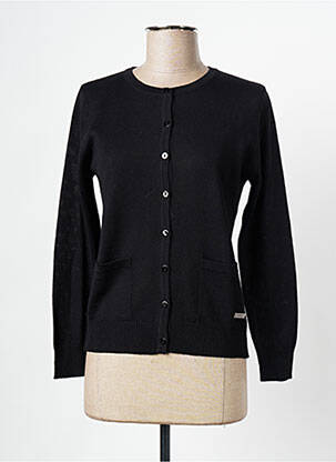 Vestă cu mâneci lungi negru DANEVA femeie