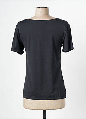 Tricou guler rotund mâneci scurte negru GIORGIO BARBARA femeie