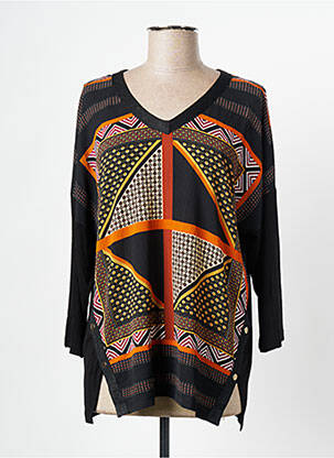 Tunică mâneci lungi negru CHRISTINE LAURE femeie