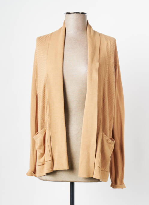 Vestă cu mâneci lungi bej CHRISTINE LAURE femeie