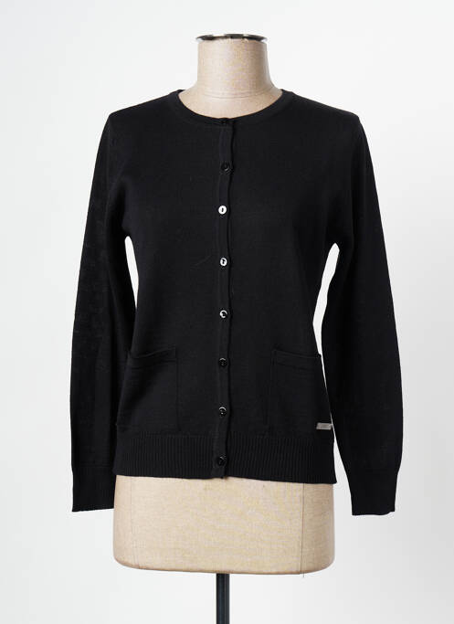 Vestă cu mâneci lungi negru DANEVA femeie