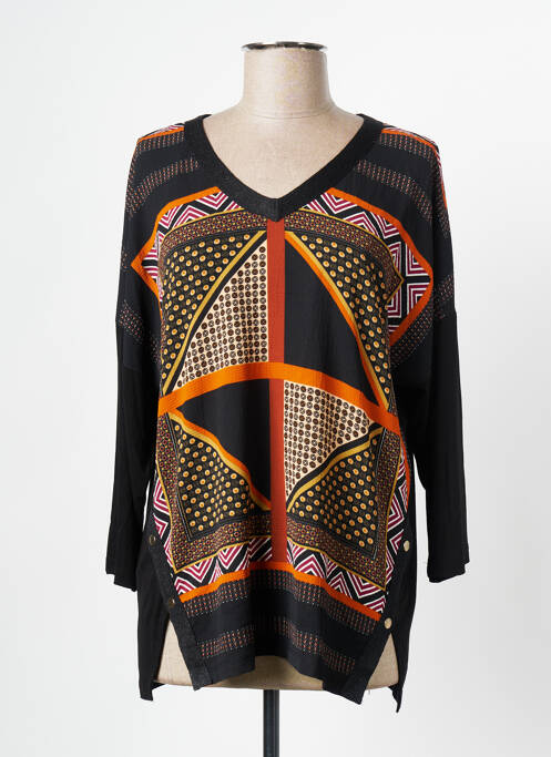 Tunică mâneci lungi negru CHRISTINE LAURE femeie