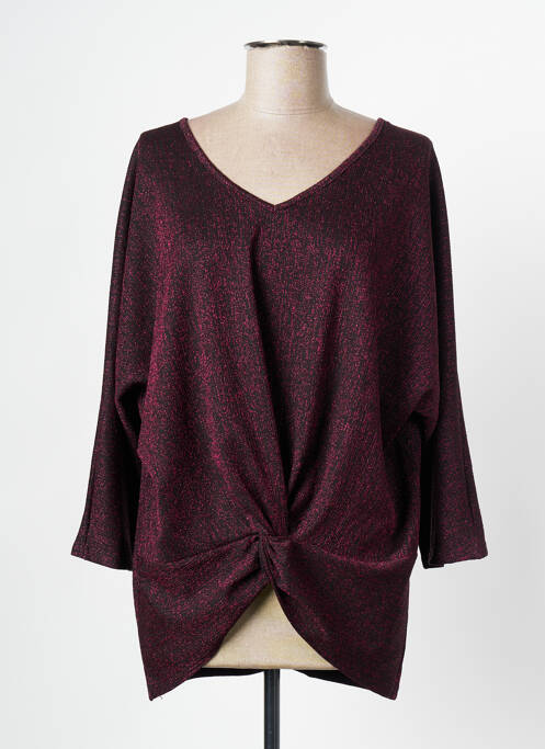 Top violet CHRISTINE LAURE femeie