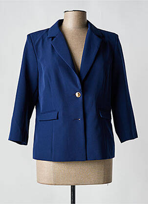 Sacou buzunare false albastru ESTEL COLLECTION femeie