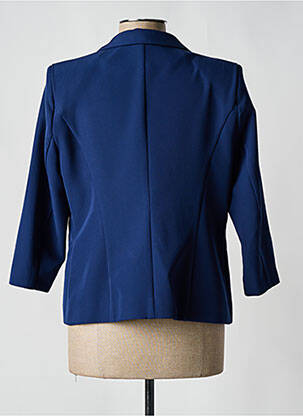 Sacou buzunare false albastru ESTEL COLLECTION femeie