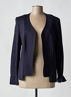 Jachete casual finisaj interior dublat albastru FRANCE RIVOIRE femeie