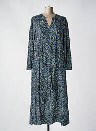 Rochie lungă mâneci lungi mâneci lungi albastru JULIE GUERLANDE femme