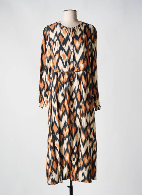 Rochie midi portocaliu C'EST BEAU LA VIE femeie