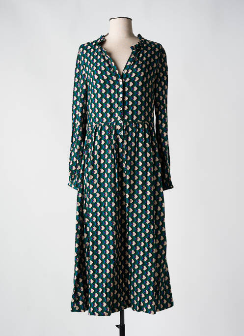 Rochie midi verde C'EST BEAU LA VIE femeie