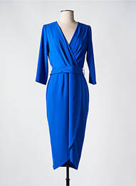 Rochie midi mâneci 3/4 mâneci 3/4 albastru BARILOCHE femme