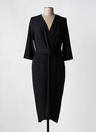 Rochie midi mâneci 3/4 mâneci 3/4 negru BARILOCHE femme
