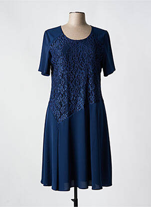 Rochie midi albastru FRANCE RIVOIRE femeie