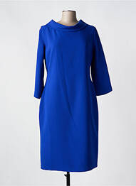 Rochie midi mâneci 3/4 mâneci 3/4 albastru MATHIEU PARIS femme