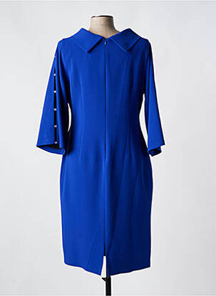 Rochie midi mâneci 3/4 mâneci 3/4 albastru MATHIEU PARIS femeie