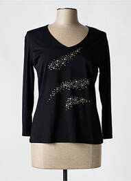 Tricou mâneci lungi mâneci lungi negru HONEY MOON femme