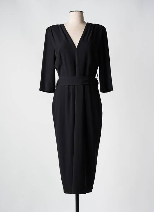 Rochie lungă negru BARILOCHE femeie