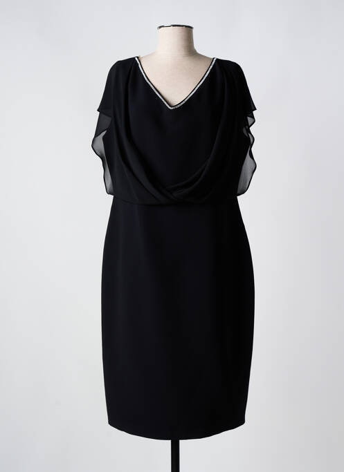 Rochie midi negru MATHIEU PARIS femeie