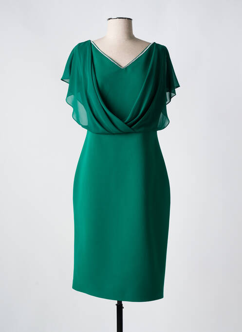 Rochie midi verde MATHIEU PARIS femeie