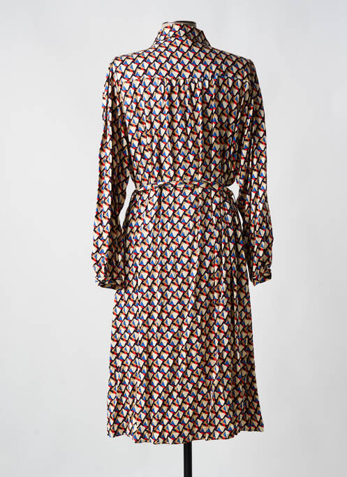 Rochie midi bej C'EST BEAU LA VIE femeie