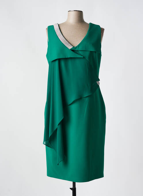 Rochie midi verde MATHIEU PARIS femeie