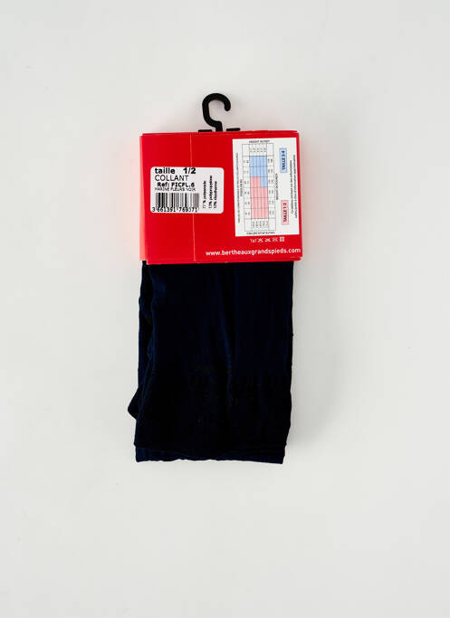 Colanți albastru BERTHE AUX GRANDS PIEDS femeie