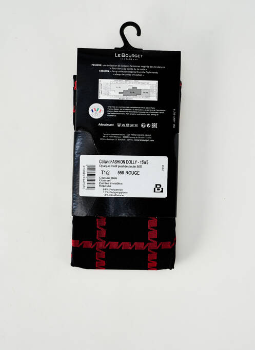 Colanți roșu LE BOURGET femeie