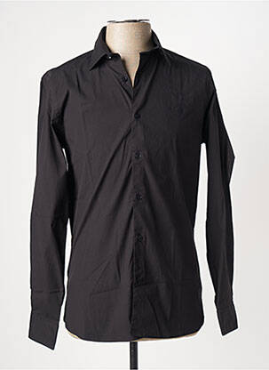 Cămașă cu mâneci lungi negru SERGE BLANCO bărbat