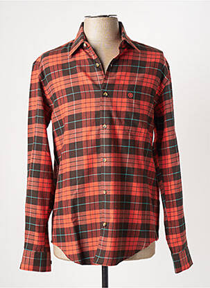 Cămașă cu mâneci lungi portocaliu SERGE BLANCO bărbat