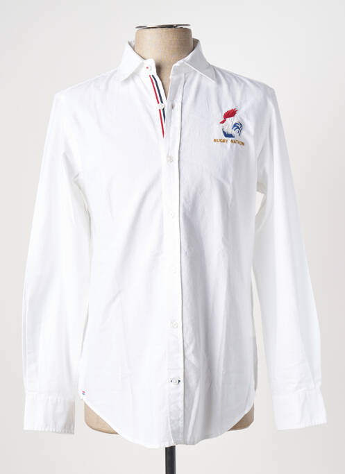 Cămașă cu mâneci lungi alb SERGE BLANCO bărbat