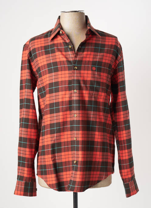 Cămașă cu mâneci lungi mâneci lungi portocaliu SERGE BLANCO homme