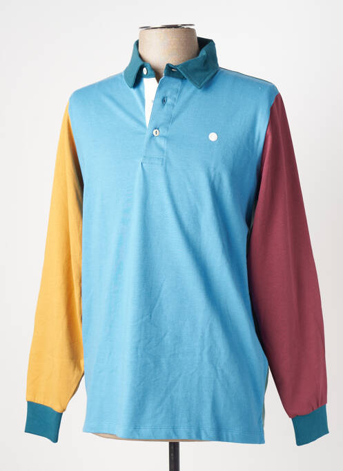 Polo albastru SERGE BLANCO bărbat