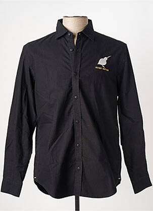 Cămașă cu mâneci lungi negru SERGE BLANCO bărbat