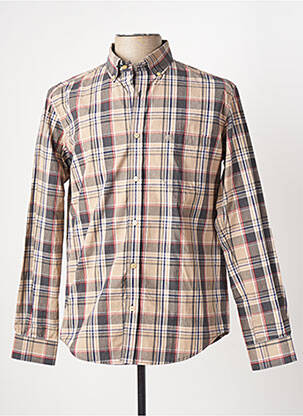 Cămașă cu mâneci lungi bej SERGE BLANCO bărbat