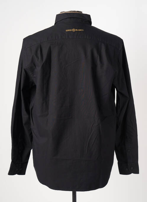 Cămașă cu mâneci lungi negru SERGE BLANCO bărbat