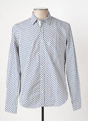 Cămașă cu mâneci lungi albastru SERGE BLANCO bărbat