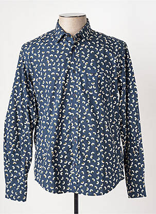 Cămașă cu mâneci lungi albastru SERGE BLANCO bărbat