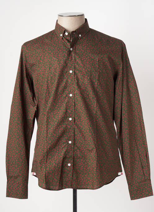 Cămașă cu mâneci lungi verde SERGE BLANCO bărbat