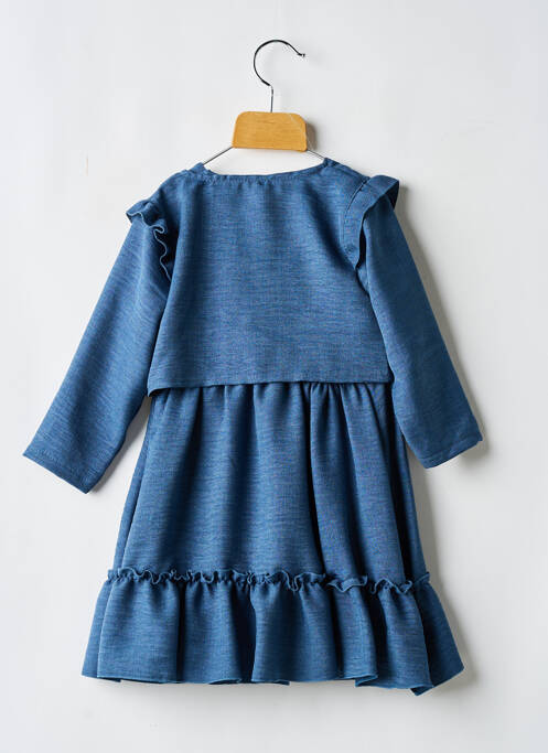 Set rochie albastru P'TIT MÔME fată