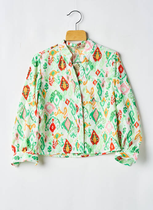 Cămașă verde G66 fată