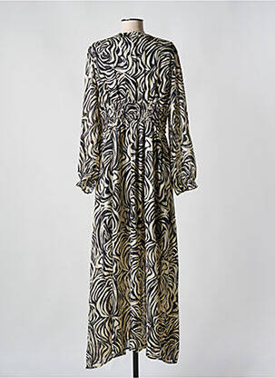 Rochie lungă mâneci lungi mâneci lungi negru BY ONE femeie