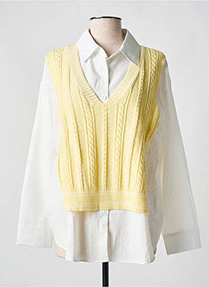 Tunică mâneci lungi galben CHERRY PARIS femeie