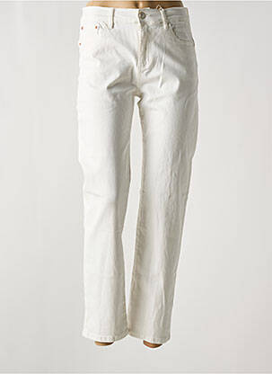 Blugi cu croială dreaptă alb ONADO femeie