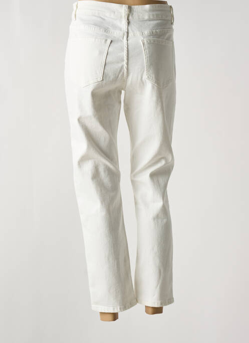 Blugi cu croială dreaptă alb SARAH JOHN femeie