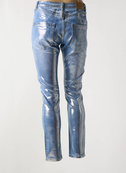 Blugi cu croială slim argintiu PLACE DU JOUR femeie