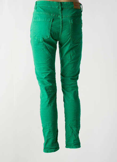 Blugi cu croială slim verde PLACE DU JOUR femeie