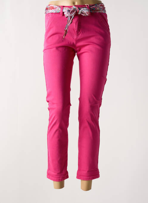 Pantalon chino roz ONADO femeie