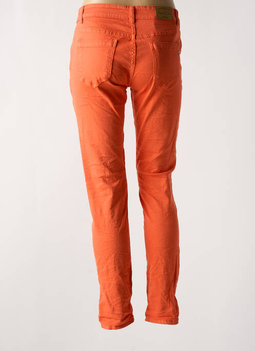 Blugi cu croială slim portocaliu PLACE DU JOUR femeie